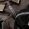 T-shirts masculins Mulberry Silk Brand haut de gamme Polo Polo à manches courtes T-shirt 2024 Semi-zipper Semaine Business Casual