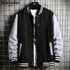 Men's Jackets Supzoom New Arrival Fashion Fleece Casual Baseball Uniform Cotton Spliced Regular Rib Sleeve Brand Clothing Bomber Jacket Men L230925