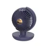 Ventilateur électrique, Circulateur rotatif à 360 °, sans fil, Portable, multifonctionnel, silencieux, pour la maison, le bureau, refroidisseur d'air, verrouillage pour enfants