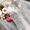 Table Cloth INS Wedding Birthday Tulle Pearl Tablecloth Extra Large Party Prom Background Po Prop Chic Buffet Banquet Decor