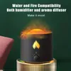 Simulation Flame Jellyfish Aromatherapy Diffuser, Usb Mini Spit Smoke Ring Humidifier Large Capacity Aromatherapy Diffuser