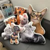 Foto personalizada forma travesseiro caso diy almofada para animais de estimação brinquedos bonecas animal de pelúcia cão gato imagem travesseiro personalização sofá carro almofada