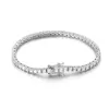 Moissanite Diamanten Sieraden Tennisketting Armband 925 Sterling Zilveren Diamant Mannen Kerst Valentijnsdag Cadeau-ideeën 3MM