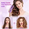 Curling Irons Automatic Curling Iron Cordless Auto Hair Curler Wireless Auto Curler Silky Curls Fast Heating USB Portable Auto Curler Timing 230925