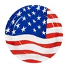 Wegwerpservies Serviesset Decoratieset VS Flag16pcs Papier Verenigde Staten Borden Servetten Kopjes Voor Festival Feestartikelen