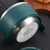 Schalen 304 Edelstahl Instant-Nudelschüssel Studentenwohnheim Tasse Lunchbox isoliert 1300 ml mit Deckel