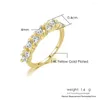 Bagues de cluster pour femmes Simple Triangle Zircon Couleur Or Clair Midi Bague Accessoires Bijoux De Mode En Gros R196