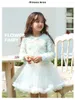 Clothing Sets Kids Dresses For Girls Party Wedding Children Princess Tutu Vestidos Teen Lace Gown Clothes