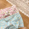 ヘアアクセサリー3pcs/lot baby headbands rib bow born for girl cildrenターバン幼児の子供向け柔らかい柔らかい