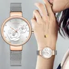 Ensemble de montres pour femmes NAVIFORCE, marque de luxe, maille en acier, étanche, fleur, Quartz, charmante fille, Clock286K