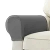 Chair Covers 2Pcs/Set Sofa Armrest Slipcover Stretch Solid Armchair Cover Thickened Wear-Resistant Washable Arm Protector For Office