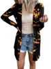 Dames trenchcoats Dames S Halloween Lange vesten Pompoen Dierenspook Lichtgewicht jas Grappig Open voorkant Kostuums Tops