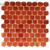 Decoração de festa 6/18pcs hexagonal laser shimmer painéis de parede cenário para casamento feriado aniversário fundo de natal