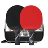 Raquettes de tennis de table Professionnel 4 5 6 étoiles raquette de ping-pong carbone raquette de tennis de table ensemble de palettes boutons en caoutchouc avec sac 230925