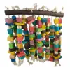 Autres fournitures d'oiseaux Jouets en bois Grand jouet à mâcher Perroquet Accessoires d'oiseaux Big Cage Bite pour aras gris africains cacatoès 230923