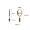 Hoop Earrings Gold Silver Plated Stud Clip Women's Bee Jewelry 2023 Accessories Gift For Girl