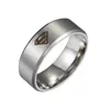 Nouvelle mode or argent noir titane hommes garçon Superman symbole acier inoxydable Ring246k