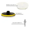 Pillow Polishing Buffer Pads 5pcs For Grinder Multi-Purpose Supplies Glass Furniture Stone And Car