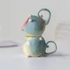 Mokken Jingdezhen keramische mok creatieve persoonlijkheid trend koffiekopje paar water schattig en kopjes melk cadeauverpakking