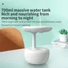 Anti-gravity Water Drop Humidifier, 700ML Large Capacity Smart Spray Humidifier Keep The Air Moist All Day Long, Creative Water Droplet Back Flow Design