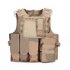 Camouflage Tactical Vest CS Army Tactical Vest Wargame Body Molle Armor Outdoors Equipment 600D nylon Oxford Hunting Vests