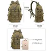 Mochila Packs Sacos Ao Ar Livre 40L Camping Caminhadas Mochila Homens Militar Tático Saco de Viagem Exército Molle Escalada Mochila Sac De Sport 230925