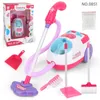 Outils Atelier Enfants Faire semblant de jouer Jouets Ménage Set Simulation Mini Meubles Aspirateur Charge Ménage Filles Noël 230925