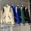Jaquetas masculinas marca high end unisex painel clássico jaqueta de lã design original casaco famoso casal de alta qualidade uniformes de beisebol xs-6xl l230925