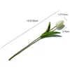 Fiori secchi 5 pezzi Tulipano artificiale Real Touch Bouquet Decorazione finta per forniture nuziali Decorazioni per la casa San Valentino 230923