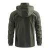 Herrenjacken Herbst Herren Windjacke Militärbereich Oberbekleidung Herren Taktischer wasserdichter Pilotenmantel Hoodie Jagd Winterjacke