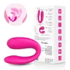 Vibradores Masculino e Feminino Co Vibração Vagina Bolas U Shaped Sex Vibrador Casal Use Gspot Orgasm Masturbação Produtos Brinquedos 230925