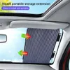 Auto Intrekbare voorruit Zonnescherm Blok zonnescherm cover Voor Achter raamfolie Gordijn voor Solar UV beschermen 46 65 70cm217p