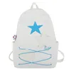 Schooltassen Y2k Schooltassen Koreaanse Sweet All Match Star Rugzakken Japanse Vrouwen Hoge capaciteit Kawaii Rugzak Hip Hop Luxe Commuter Stijl