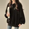 Sweats à capuche pour femmes Femmes Grunge Y2k Vêtements Esthétique Harajuku Sudaderas Para Mujer Gris Sweat Streetwear Femmes Preppy Tops Coréen