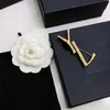 High Quality Luxury Designer Brooch Jewelry Classic Pin For Suit Dress Letter Jewellry Gold Broochs Pins Clothes Ornament Party206c