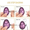 Wholesale 100x Personal Alarm Girl Women Old man Security Protect Alert Safety Scream Loud Keychain 130db Egg ship by DHL