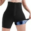 Dames Shapers Zweet Sauna Shorts Broeken voor dames Hoge taille Thermocompressieleggings Body Shaper Trainingspak Gewichtsverlies