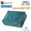 Mini PCS Beelink GTR7 Pro Gaming Mini PC Ryzen 9 7940HS حتى 65W TDP دعم verclocked Ryzen7 7840HS GTR7 سطح المكتب Mini Computer 230925