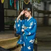 Ethnic Clothing Traditional Japanese Kimonos Costume Kimono Cosplay Yukata Women Clothes Female Obi 2023 FF2668