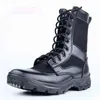 Boots Summer Men and Women Safety Shoes Mesh Breathable Outdoor High Top Mountaineering Light Army Boxes Zipper 220819