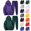 Mens Tracksuits 2 Piece Tracksuit Set Men Sportwear Long Sleeve Hoodie Sweaterpant Running Jogger Fitness Outfits Workout Casual Sweatsuit 230925