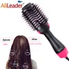 Curling Irons 3 In 1 Hair Dryer Air Brush Styler Volumizer One Step Hair Straightener Curler Electric Blow Dryer Brush Wet And Dry Used 230925