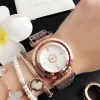 Moda Luxo Designer Pan Marca Novos Relógios podem mover mulheres Menina Grandes letras Rotatable Dial Estilo Metal Steel Band Quartz Relógio de Pulso Frete Grátis Venda Quente