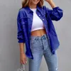 Women's Jackets Women Autumn Spring Denim Long Sleeve Single Breasted Vintage Jeans Cardigans Coats Ladies Casual Loose Outerwear Tops