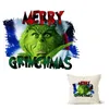 Notions Christmas Iron on Decals Transfer Heat Transfers Design Sticker Iron on Vinyl Patches Cartoon Xmas Grinch Appliques for Clothing Hat Pillow Backpack