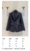 Women's Trench Coats designer The same style of pen and as the British Academy sleeves, double zippered suit jacket, vintage lining 3TX6