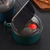 Schalen 304 Edelstahl Instant-Nudelschüssel Studentenwohnheim Tasse Lunchbox isoliert 1300 ml mit Deckel