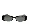 نظارة شمسية أزياء صغيرة مستطيل مربع نظارة شمسية النساء الرجال 2023 تصميم السيدات نحيف في الهواء الطلق للتسوق الظل الرجعية 0096S5264987