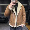 Men's Jackets 2023 Autumn Winter Mens Top High Quality Wool Liner Casual Daily Wear Plus Velvet Warm Thermal Coats