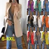 Mode Damen Anzug Jacke Plus Größe Slim Fit Büro Frauen Langarm Top Einfarbig Mantel Günstige Großhandel Kostenloser Versand neue